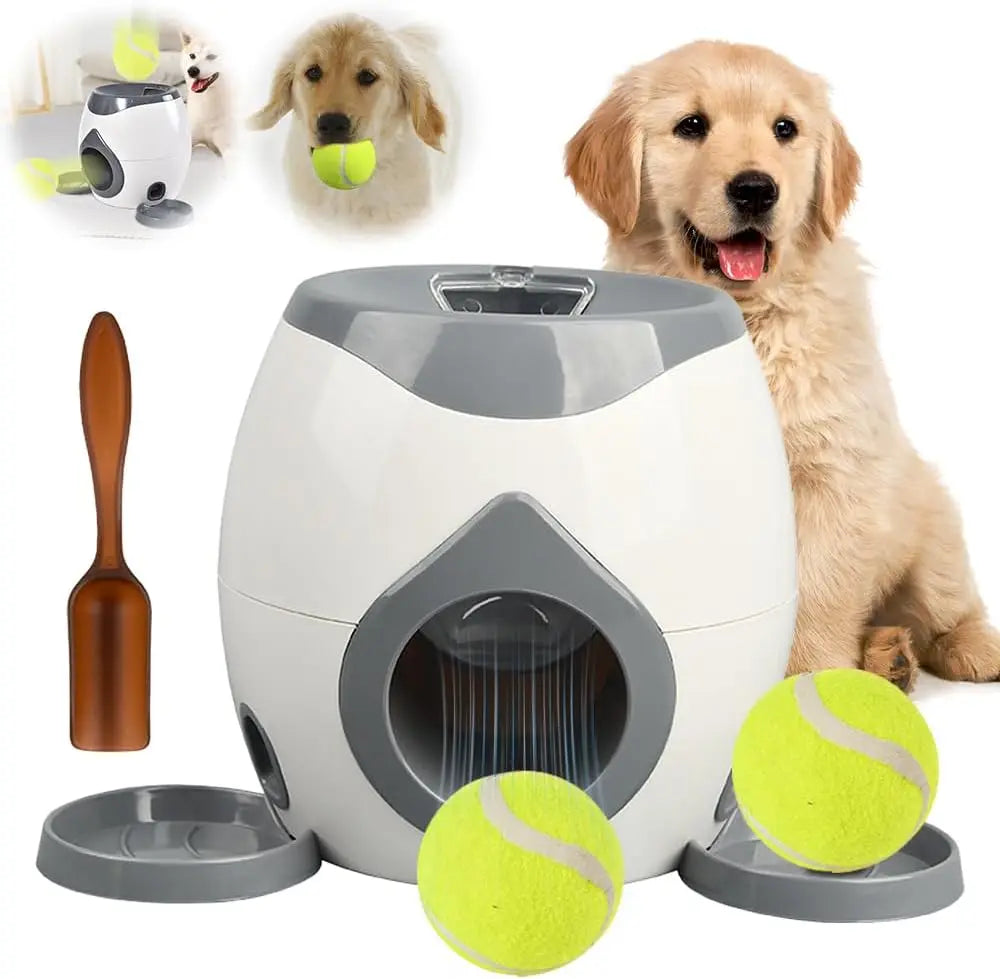 Dog Ball Thrower with Treat Dispenser