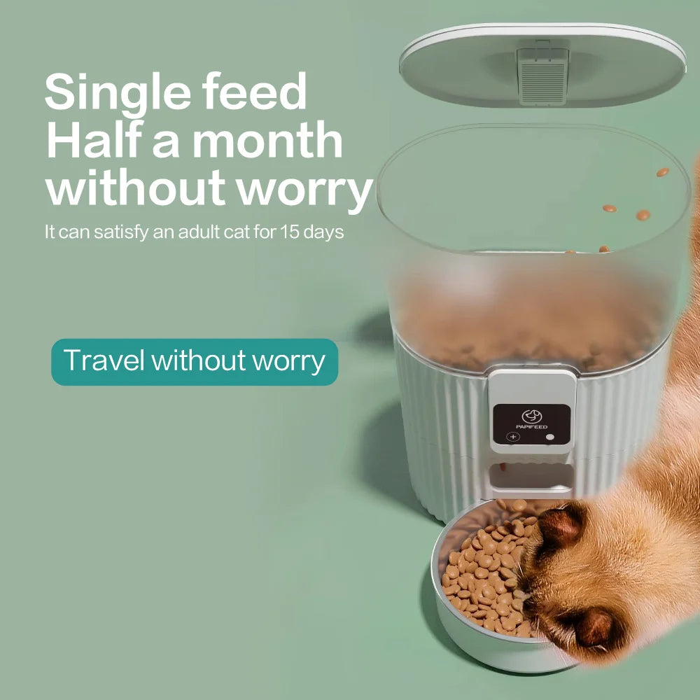 Automatic cat/dog food dispenser, Wi-Fi, Video (optional)