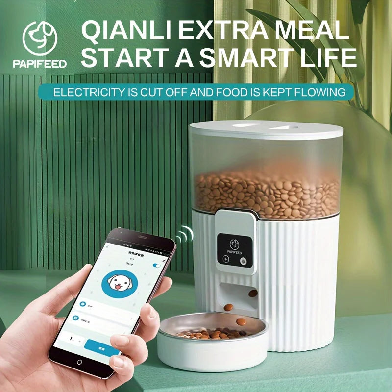 Automatic cat/dog food dispenser, Wi-Fi, Video (optional)