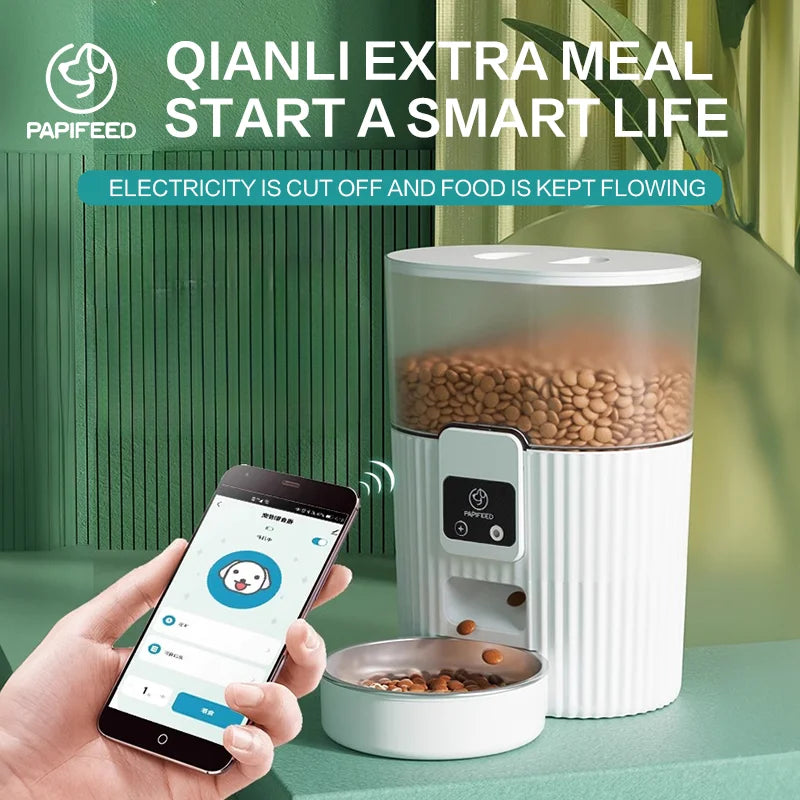 Automatic cat/dog food dispenser, Wi-Fi, Video (optional)