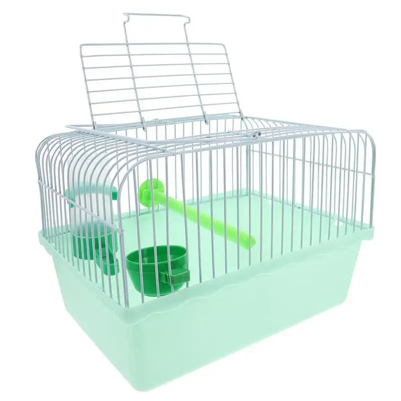 Portable Birdcage Travel Carrier for Small Birds