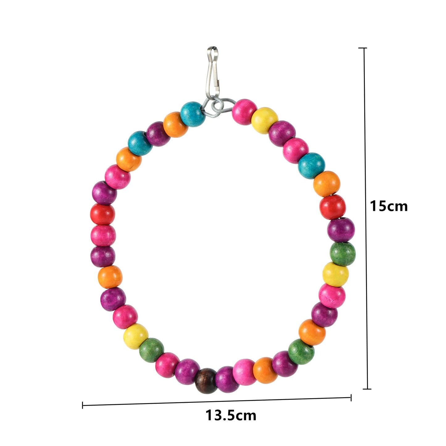 Parrot Cage Toy Set: Swings, Chews & Perches
