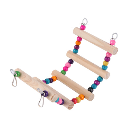 Parrot Cage Toy Set: Swings, Chews & Perches