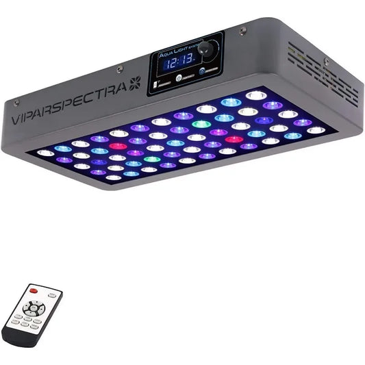Dimmable Full Spectrum LED Aquarium Light with Remote & Timer