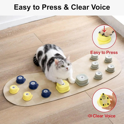 Rechargeable Dog/Cat Talking Buttons with Mat (Multi-Packs)