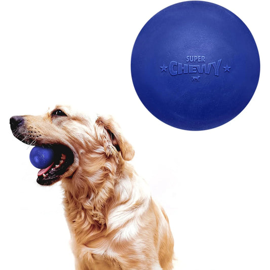 Super Chewer: Durable Rubber Fetch Ball