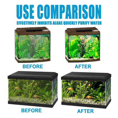 Fast-Acting Algae Control - Removes Green Algae in Fish Tanks