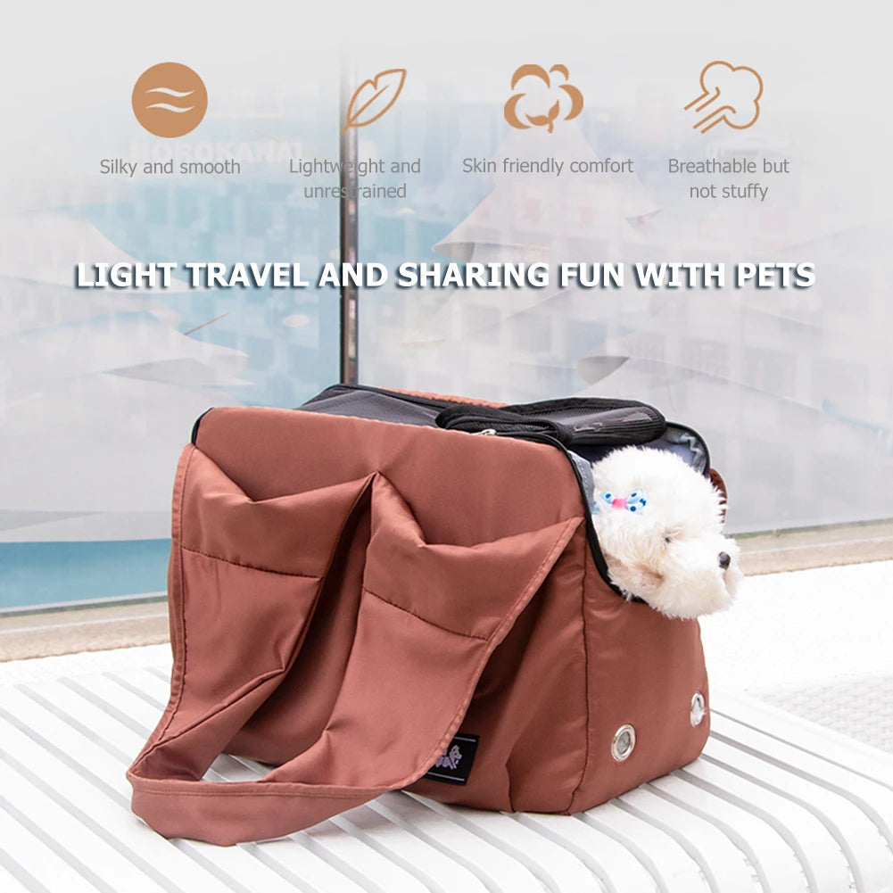 Pet Carrier Shoulder Bag for Cats/Small Dogs