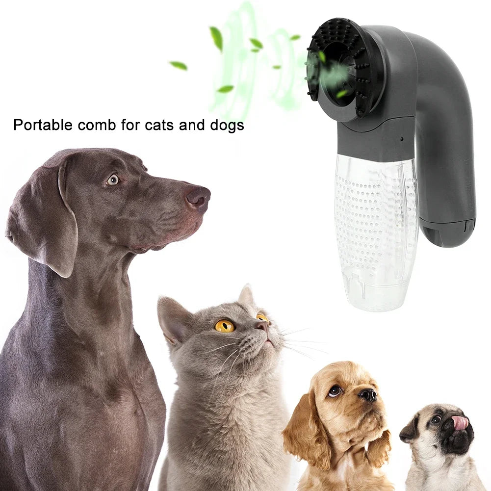 Cordless Portable Pet Grooming Vacuum for Long/Short-Haired Dogs and Cats