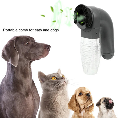 Cordless Portable Pet Grooming Vacuum for Long/Short-Haired Dogs and Cats