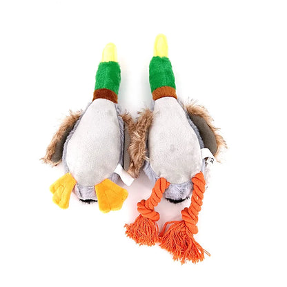 Durable Squeaky Duck Dog Chew Toy