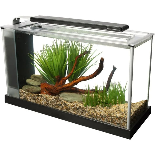 5-Gallon Aquarium Kit with LED & 3-Stage Filter