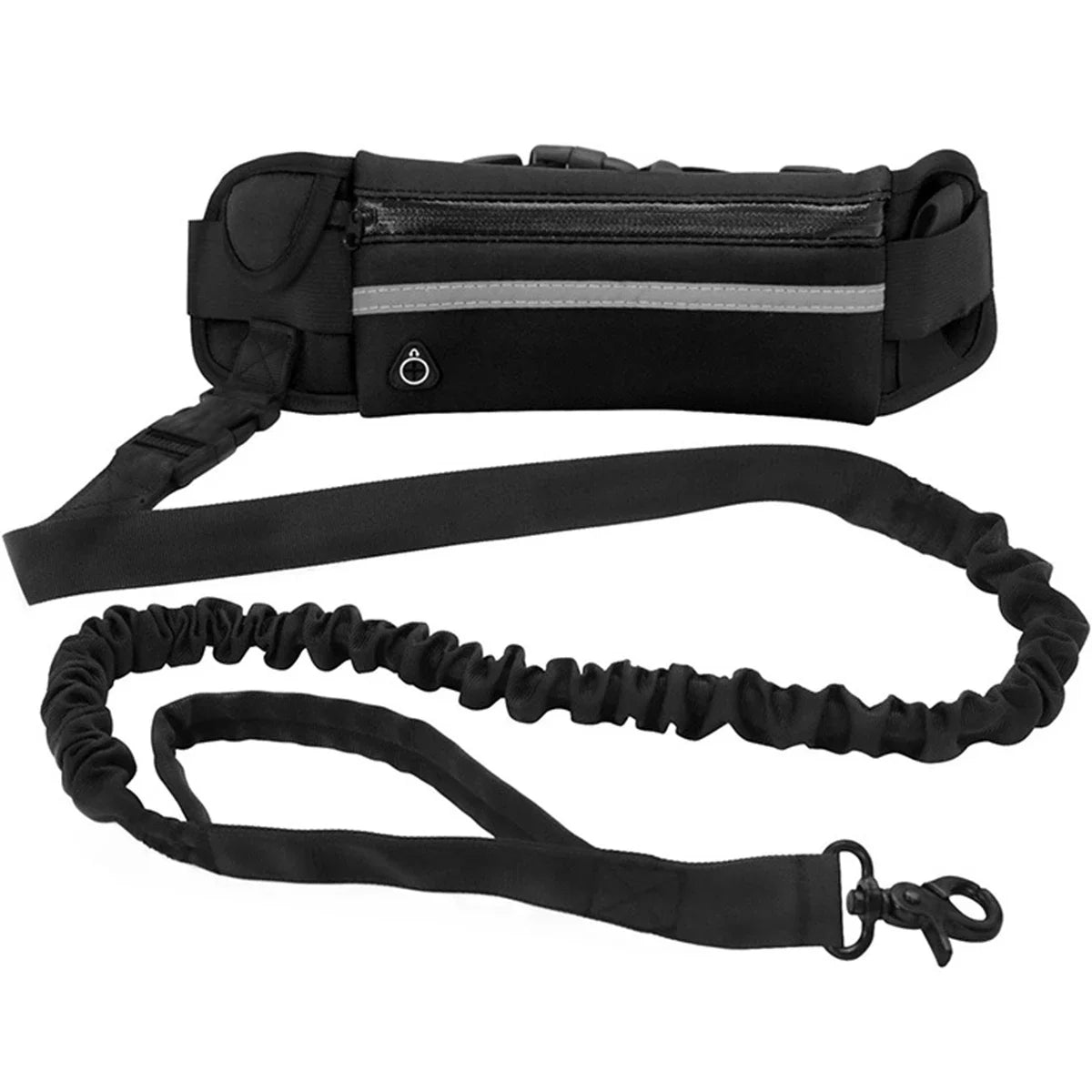 Reflective Hands-Free Dog Leash with Waist Bag