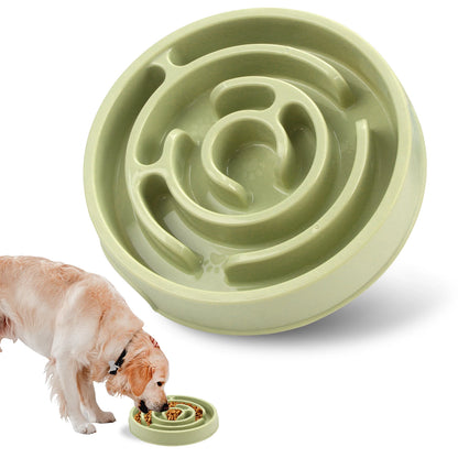 Non-Slip Anti-Gulping Dog Slow Feeder Bowl