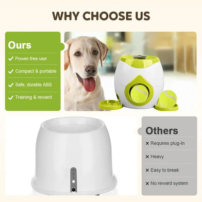 Dog Ball Thrower with Treat Dispenser