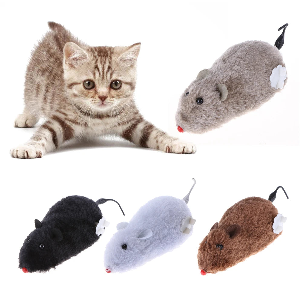 Clockwork Spring Mouse Cat Toy