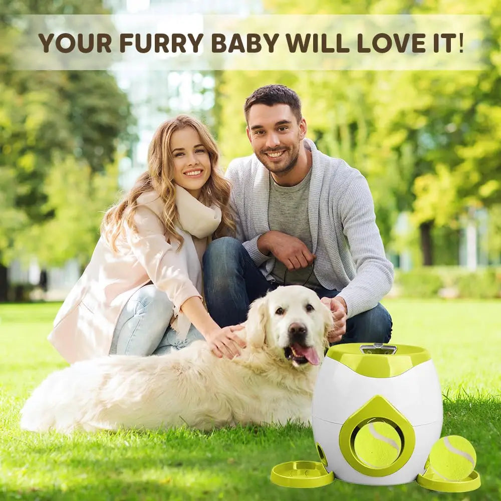 Dog Ball Thrower with Treat Dispenser