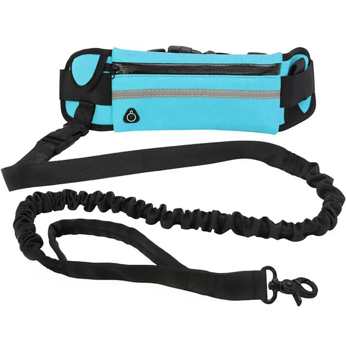 Reflective Hands-Free Dog Leash with Waist Bag
