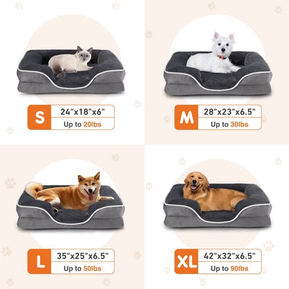 Orthopedic Dog Bed - Premium Comfort, Support & Easy Cleaning