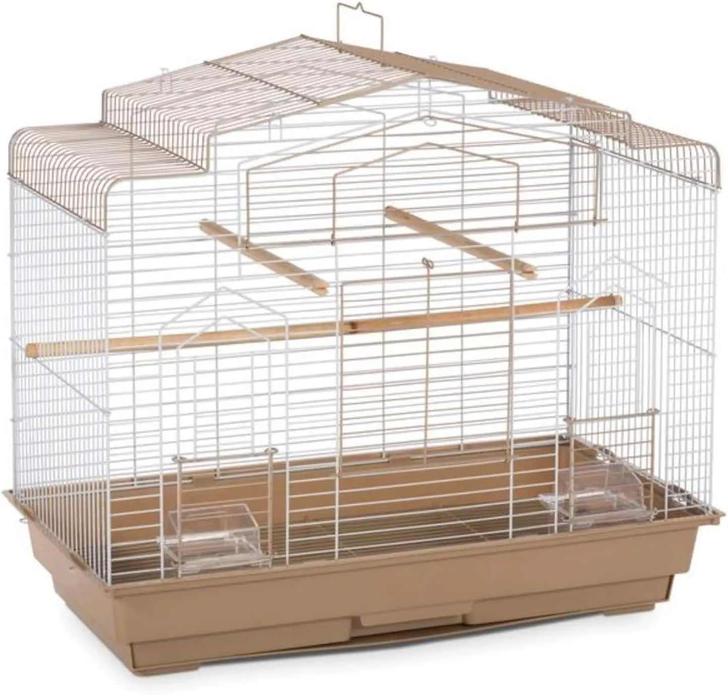 Barn Style Bird Cage for Small Birds & Parrots