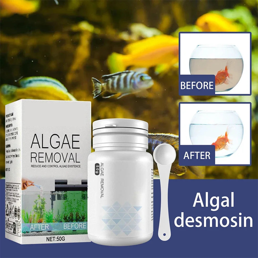 Fast-Acting Algae Control - Removes Green Algae in Fish Tanks