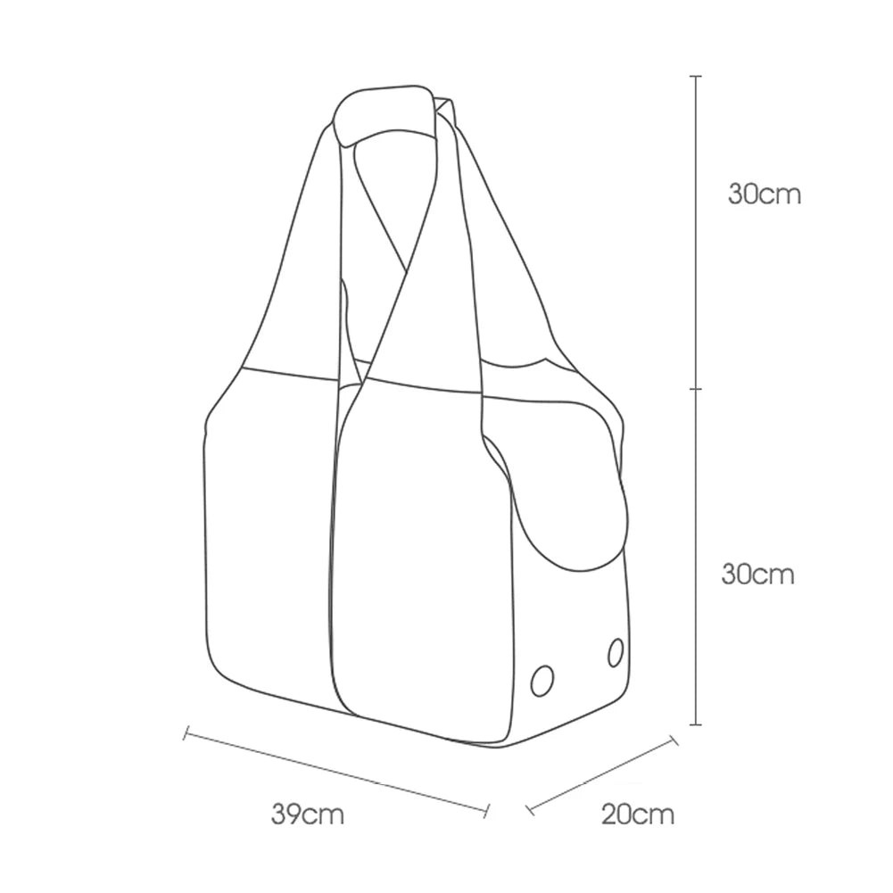 Pet Carrier Shoulder Bag for Cats/Small Dogs