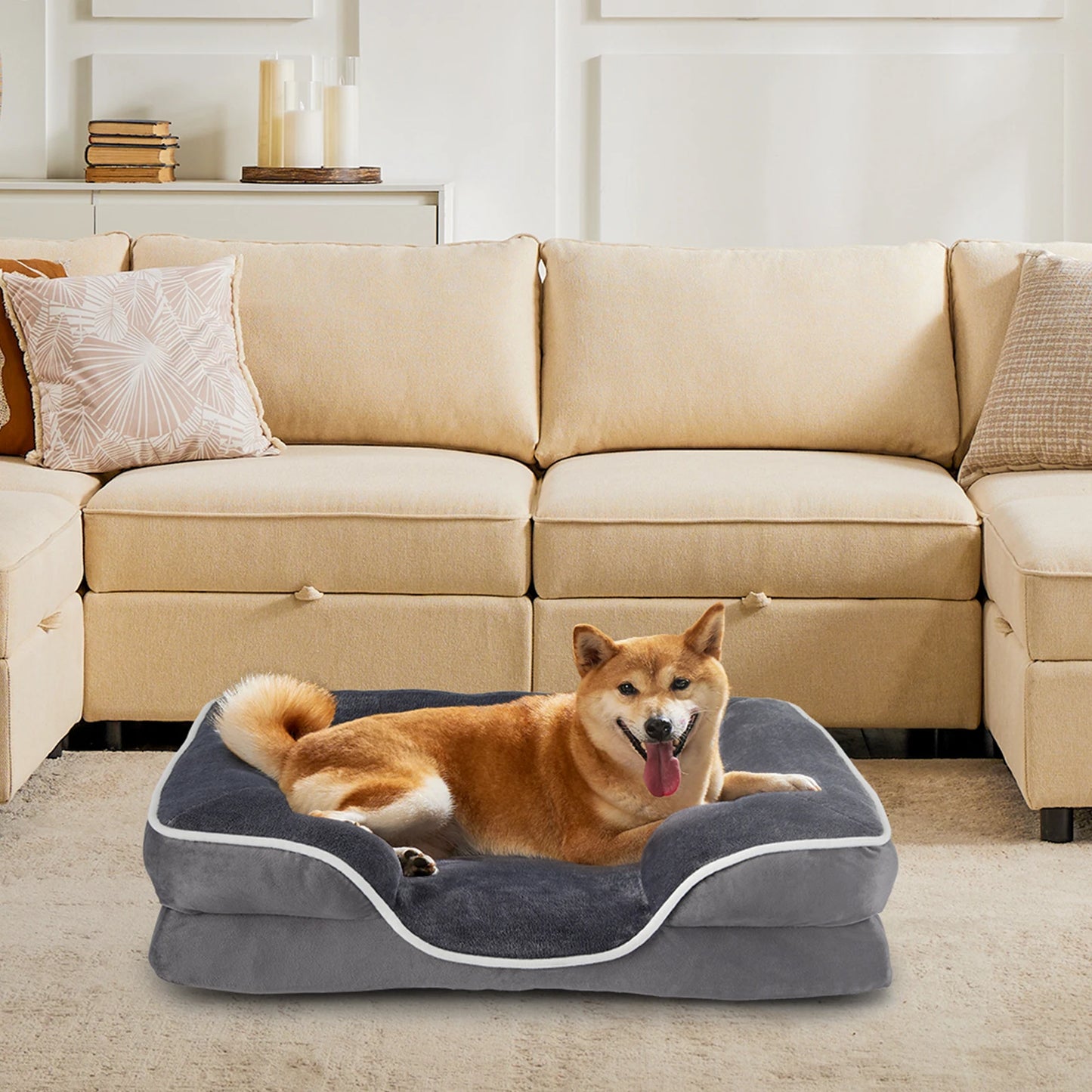 Orthopedic Dog Bed - Premium Comfort, Support & Easy Cleaning
