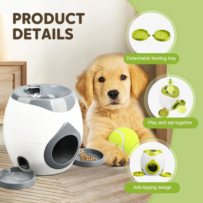 Dog Ball Thrower with Treat Dispenser