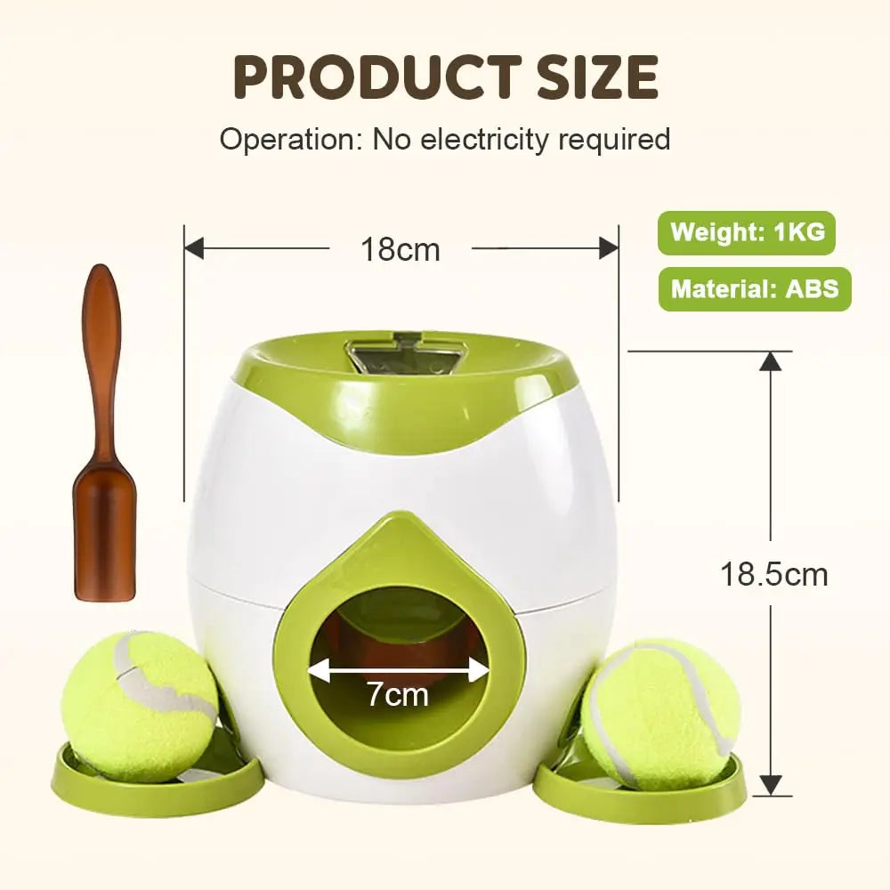 Dog Ball Thrower with Treat Dispenser