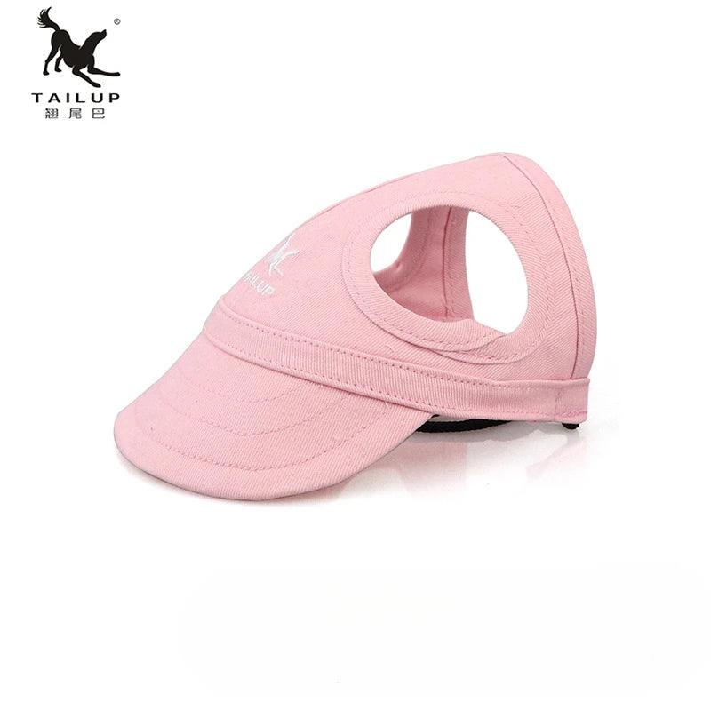 Adjustable Pet Baseball Cap with Ear Holes