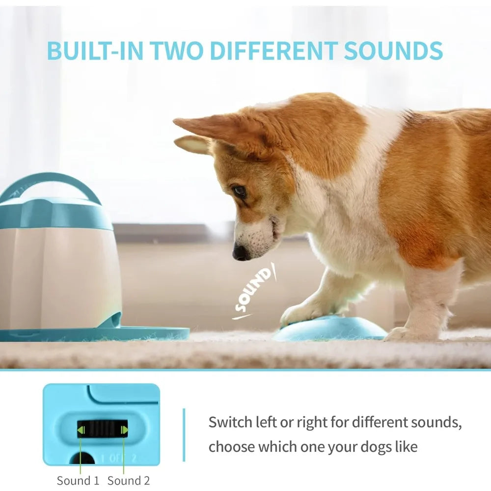 Automatic Treat Dispenser with Remote, Puzzle Memory Training Activity Toy- IQ Training Feeder, Pet Automatic Feeders