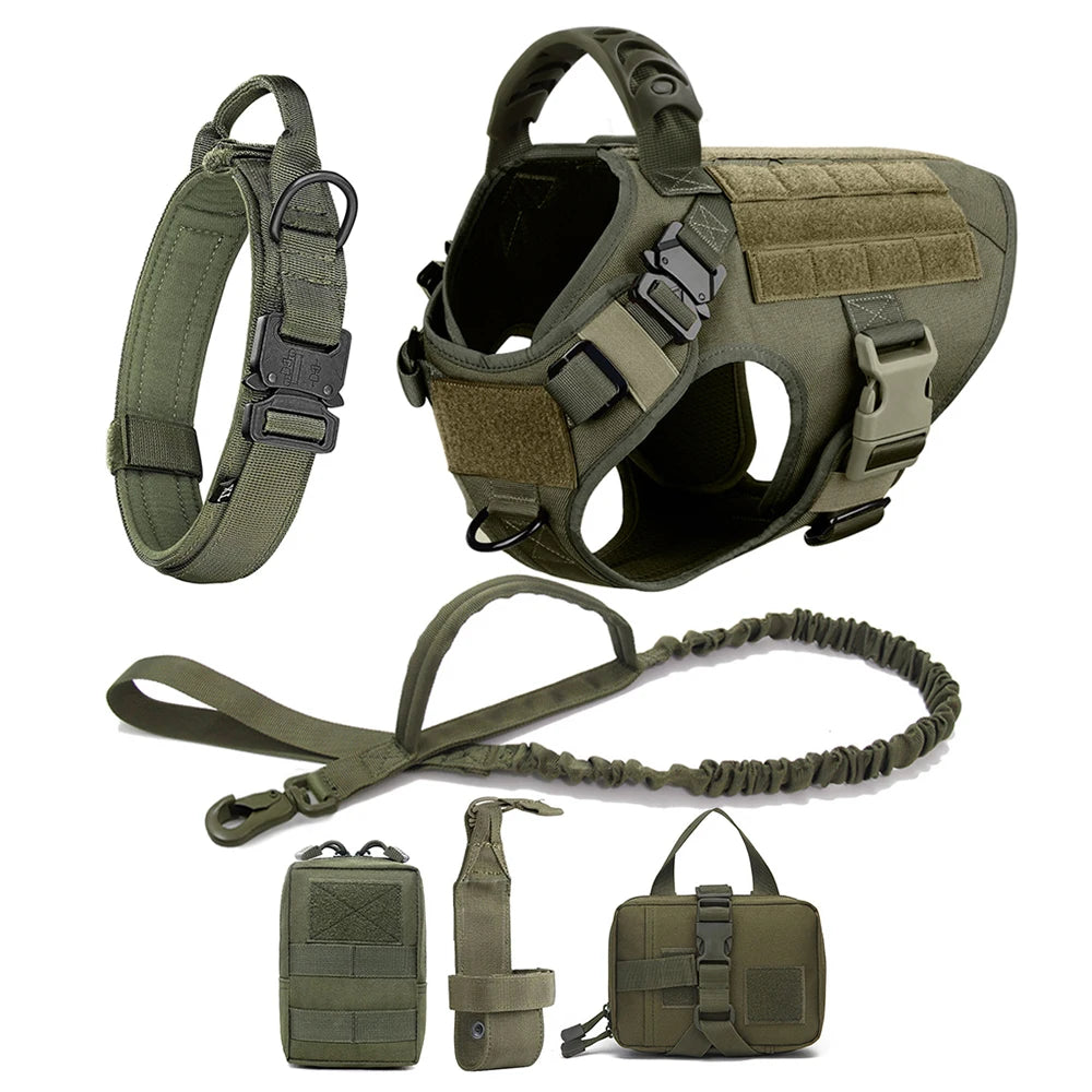 Collar, Harness and Leash Set for Dogs (various sets, many sizes)