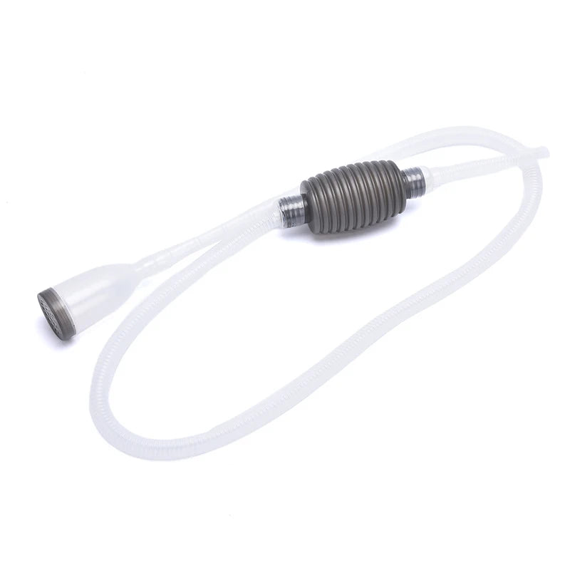 1.5m Manual Aquarium Siphon Vacuum - Handheld Water Changer Cleaning Tool