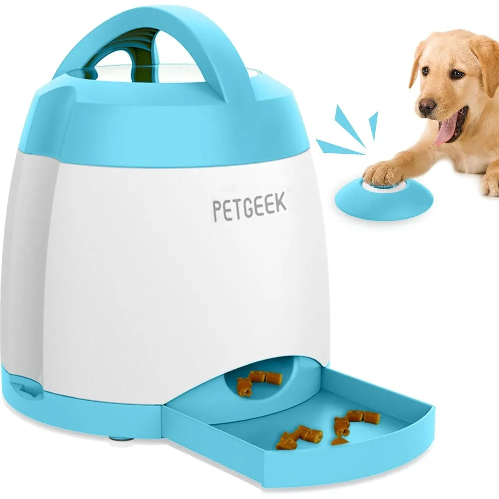 Automatic Treat Dispenser with Remote, Puzzle Memory Training Activity Toy- IQ Training Feeder, Pet Automatic Feeders