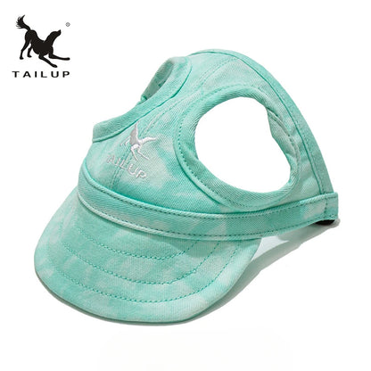 Adjustable Pet Baseball Cap with Ear Holes