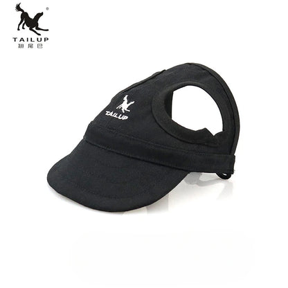 Adjustable Pet Baseball Cap with Ear Holes