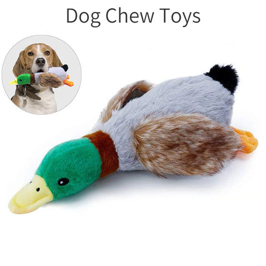 Durable Squeaky Duck Dog Chew Toy