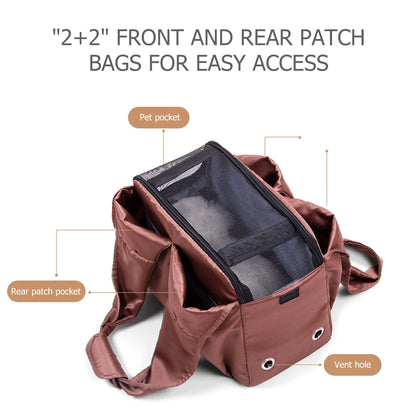 Pet Carrier Shoulder Bag for Cats/Small Dogs