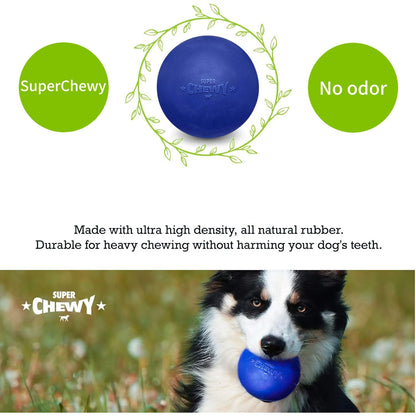 Super Chewer: Durable Rubber Fetch Ball