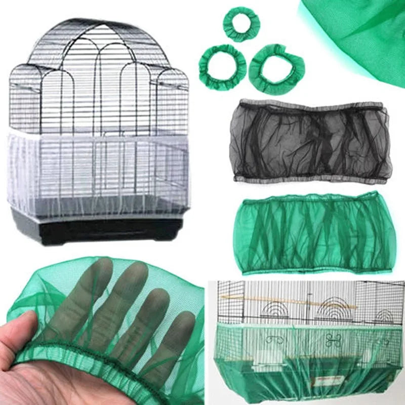 Mesh Bird Cage Cover (Easy Clean)