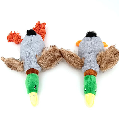 Durable Squeaky Duck Dog Chew Toy