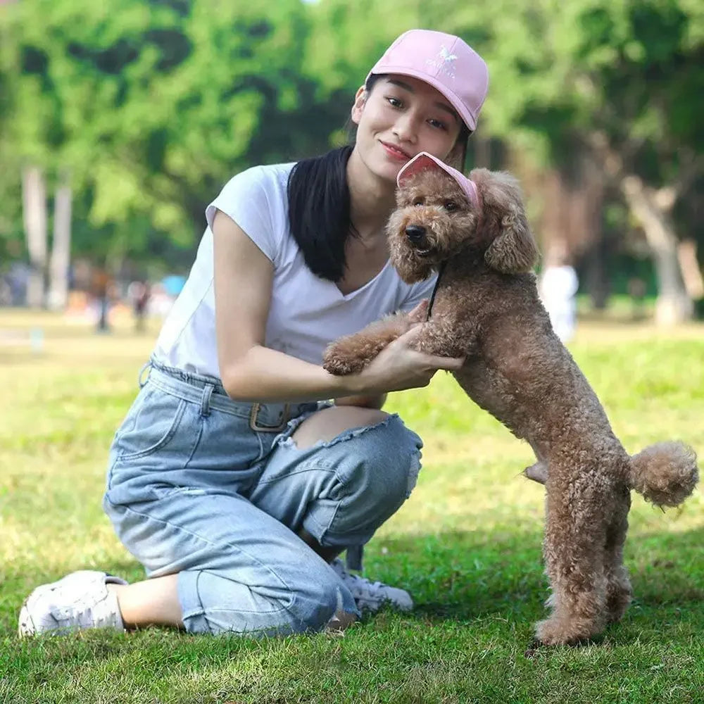 Adjustable Pet Baseball Cap with Ear Holes