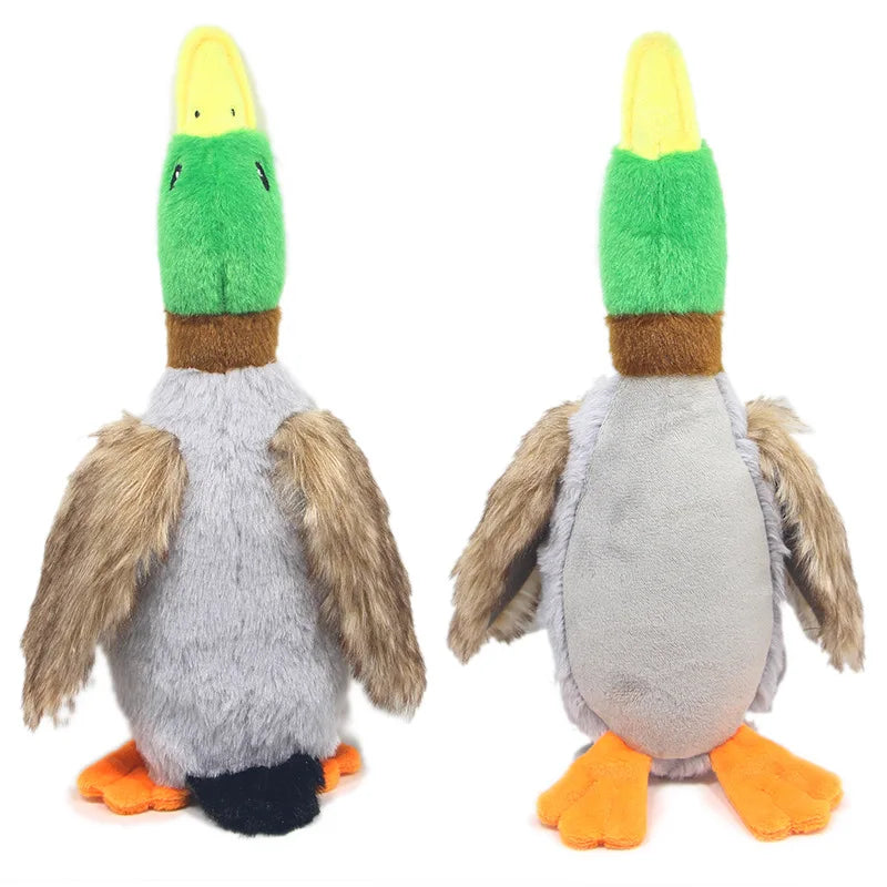 Durable Squeaky Duck Dog Chew Toy