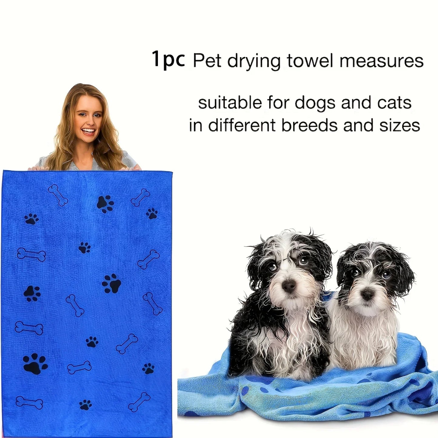 Super Absorbent Quick-Dry Microfiber Dog Towel