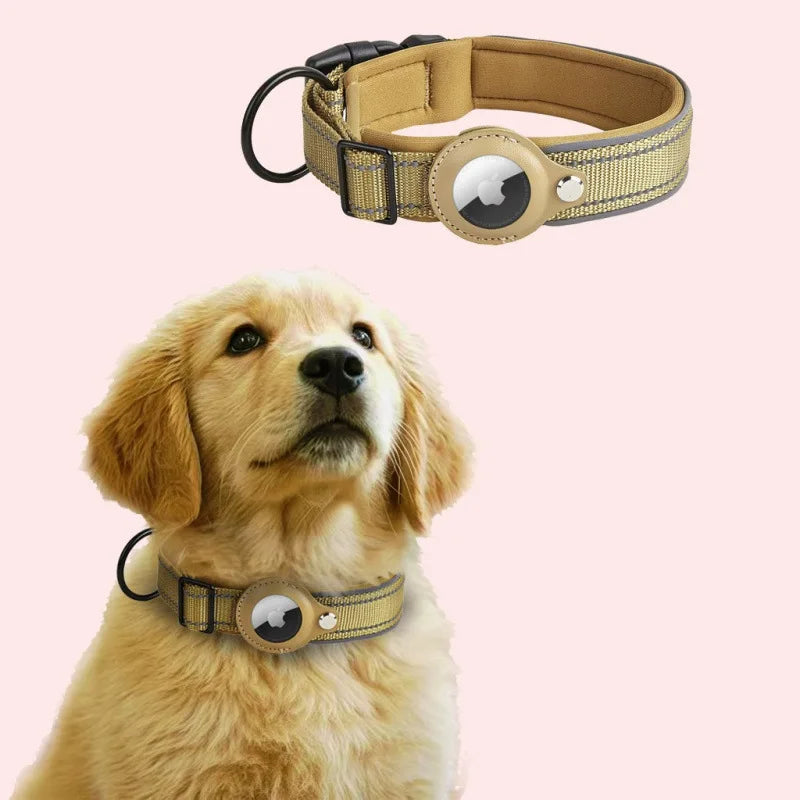 LED AirTag Dog Collar [IPX7 Waterproof]