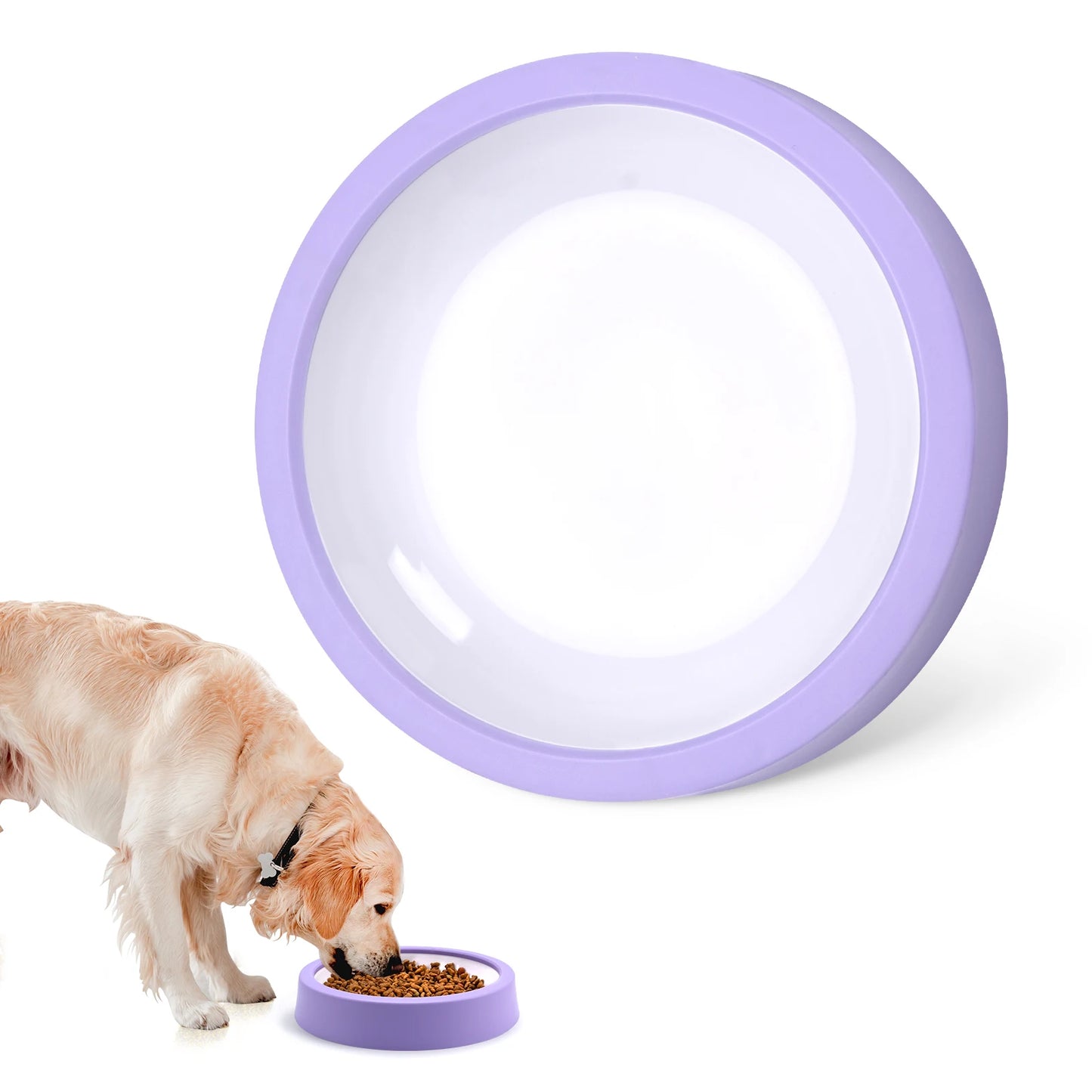 Non-Slip Anti-Gulping Dog Slow Feeder Bowl